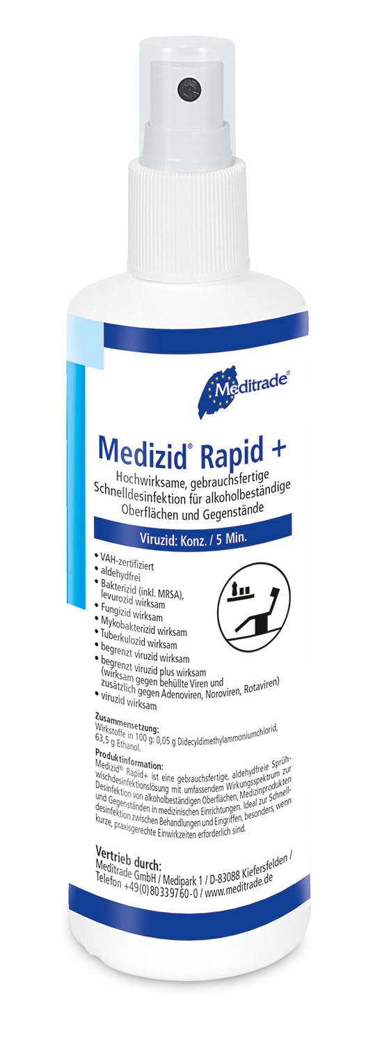 MEDIZID RAPID+ Flächendesinfektion 250ml / 500ml / 1000ml